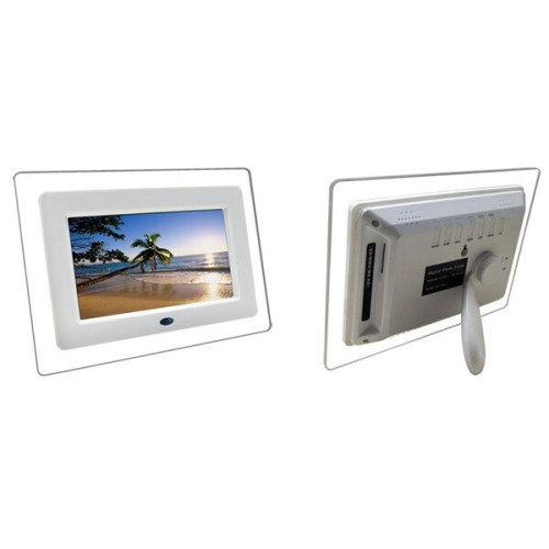 Digital Picture Frame W/ 7" Screen and Clear Rim