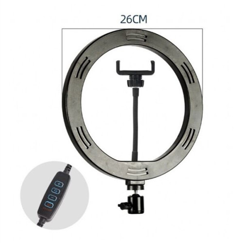 10" Selfie Ring Light With Tripod Stand & Cell Phone Holder