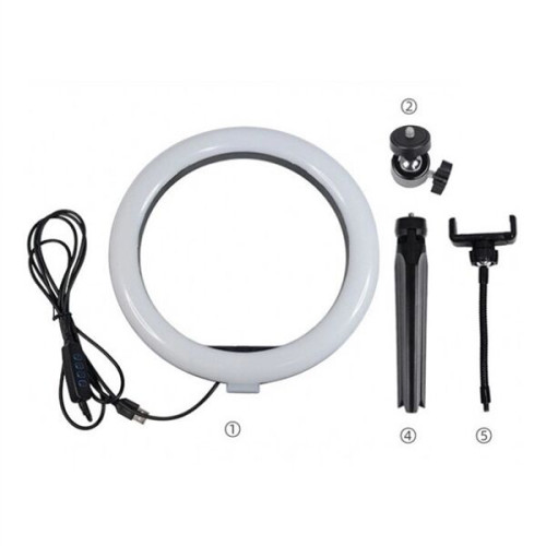 10" Selfie Ring Light With Tripod Stand & Cell Phone Holder