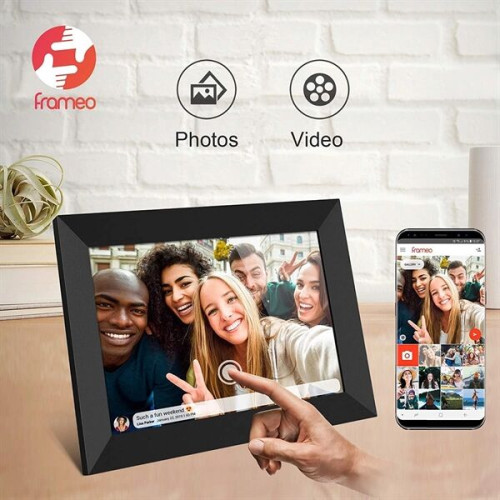 8" Smart Wi-Fi Digital Photo Frame Share Images & Videos Any