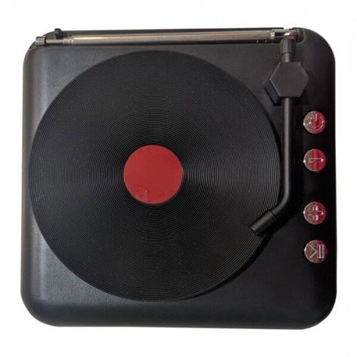 SonicWave Retro Record Player Shaped Bluetooth Speaker