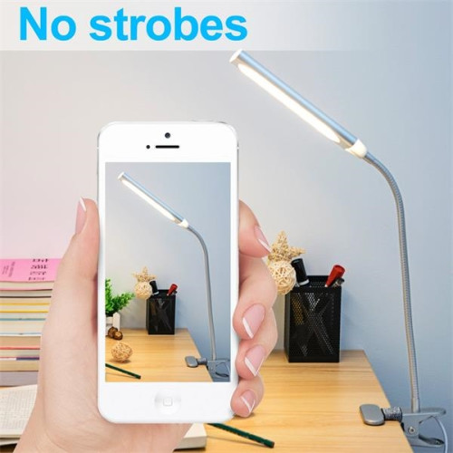 Desk Clamp LED Reading Lamp W/3 Color Temperatures And 14 Br