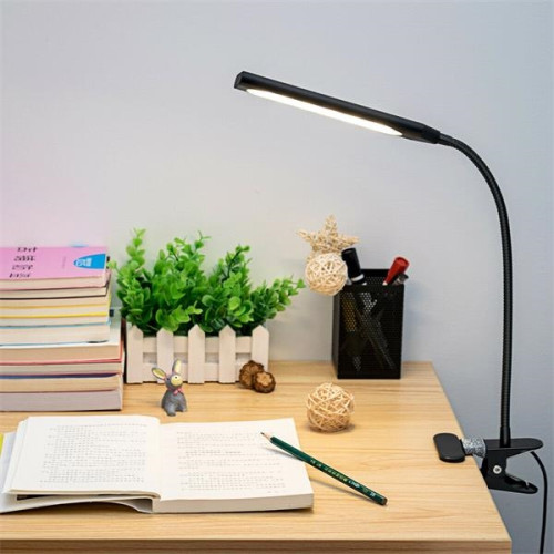 Desk Clamp LED Reading Lamp W/3 Color Temperatures And 14 Br