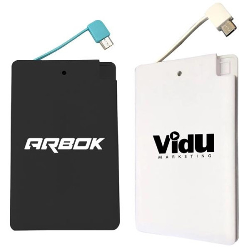 SlenderLite 2500mAh Credit Card Size Charger