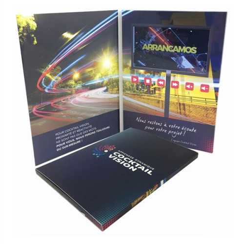 VidU 5.0" HD Video Mailer And Brochure With Full Color Print