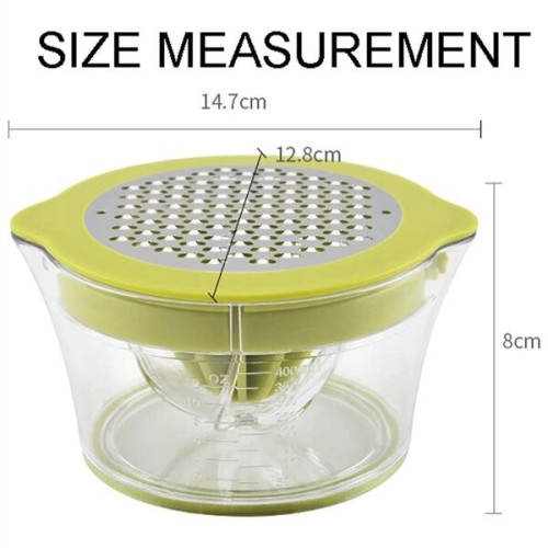 Manual Juicer / Fruit Squeezer with 17oz Built-in Strainer