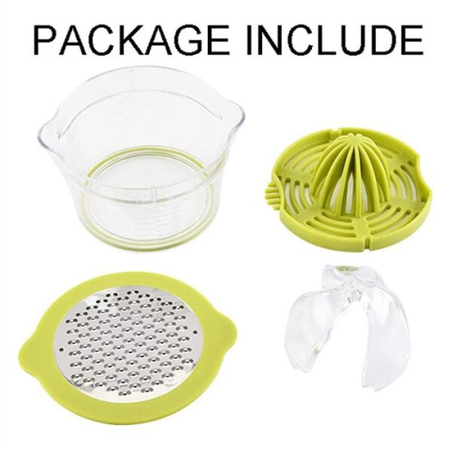 Manual Juicer / Fruit Squeezer with 17oz Built-in Strainer