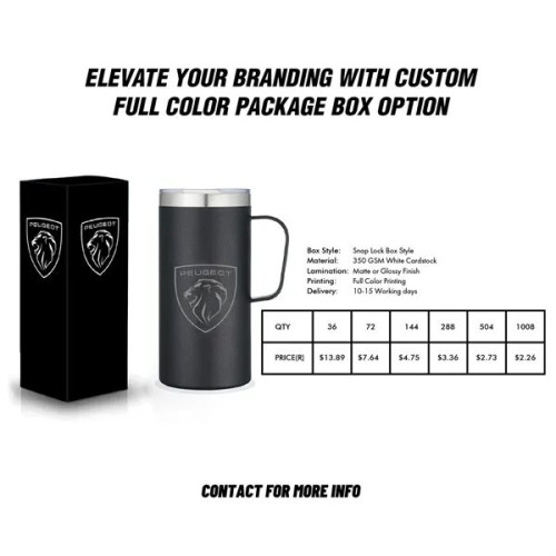 ArticFire 20oz Tall Vacuum Sealed Travel / Camping Mug