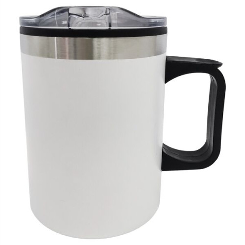 EcoSip 14oz Double Wall Camping Mug With Handle