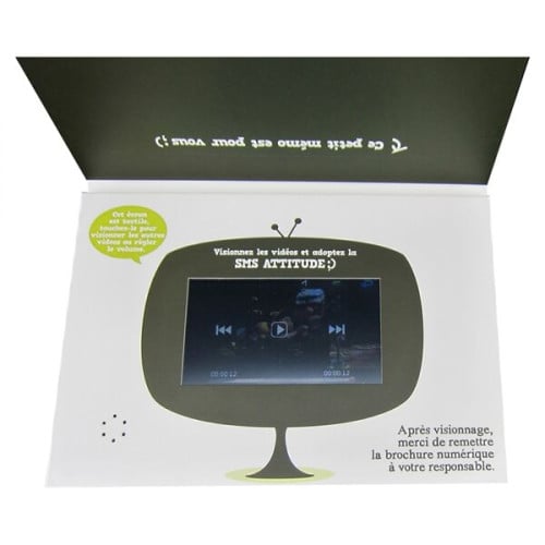 VidU 4.3" HD A5 Video Brochure With Full Color Printing