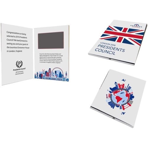 VidU 4.3" HD A5 Video Brochure With Full Color Printing