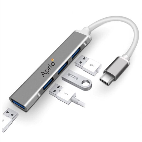 Ultra Slim Type C USB 3.0 Hub 4 Ports