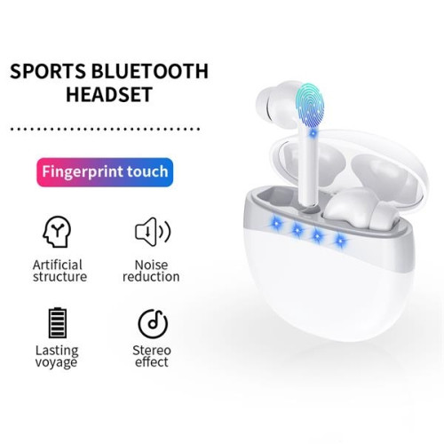 MusicBud TWS Elegant Earbuds Bluetooth 5.0 Touch Control Des