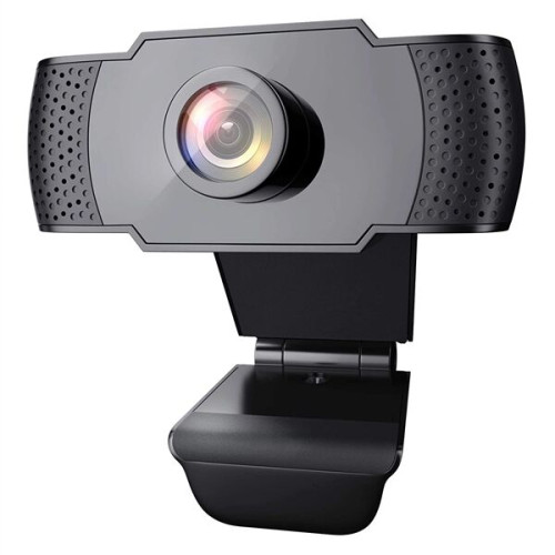 1080P USB Webcam with Microphone, Auto Light Correction