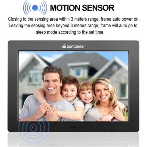 Memoria Digital Picture Frame 10.1" Screen Playing Slide