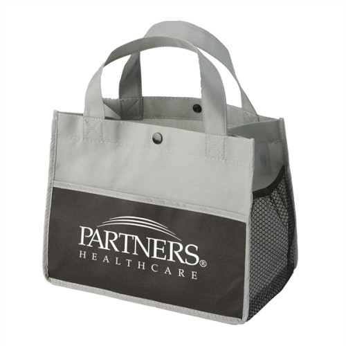 Mini Snap Non-Woven Lunch Tote