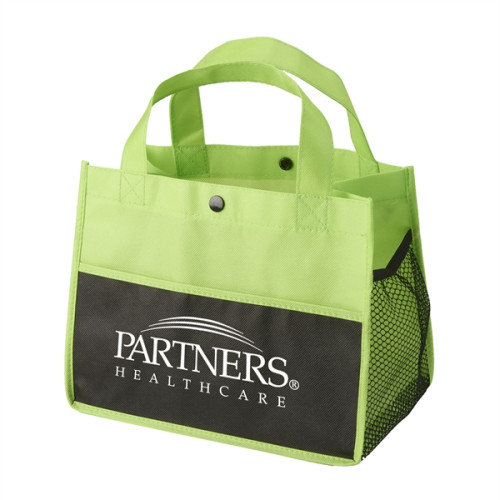 Mini Snap Non-Woven Lunch Tote