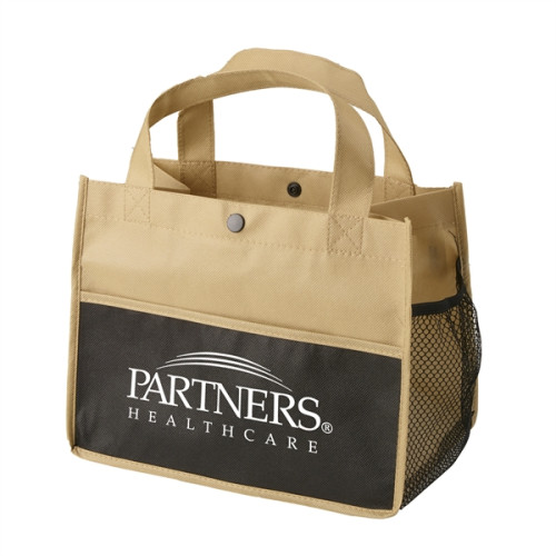 Mini Snap Non-Woven Lunch Tote