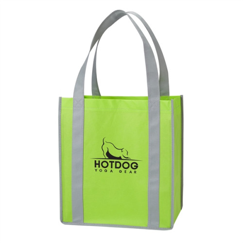 Color Combination Non-Woven Grocery Tote