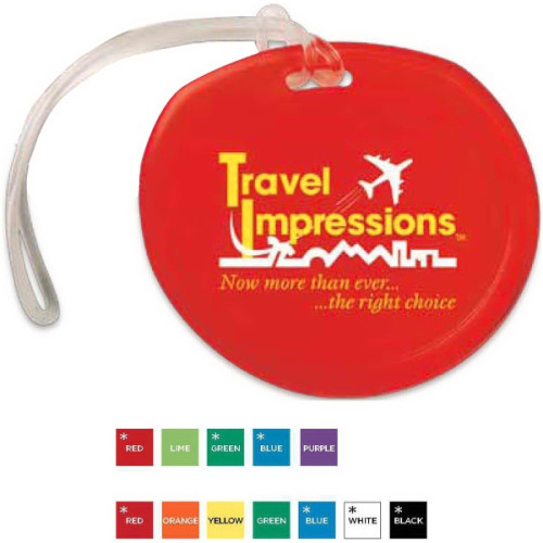 Traveler Round Luggage Tag