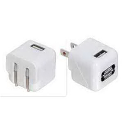 AC to USB Adapter with Foldable Prongs