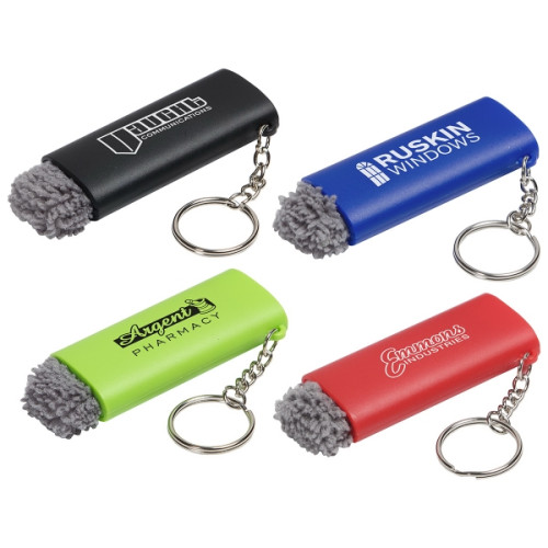 Brush-Off LED Light Key Chain