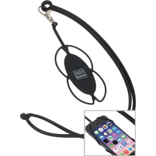 Silicone Lanyard Smart Phone Holder