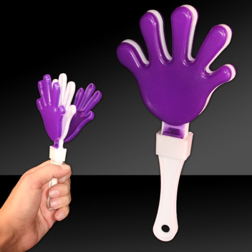 Purple/White/Purple Handclappers