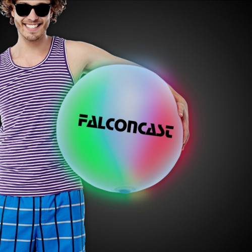 Multi-Color 30" LED Inflatable Beach Ball