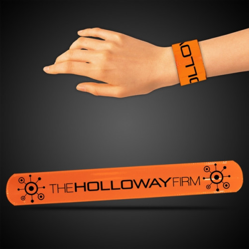 Orange 8 3/4" Slap Bracelet