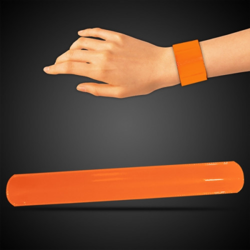 Orange 8 3/4" Slap Bracelet