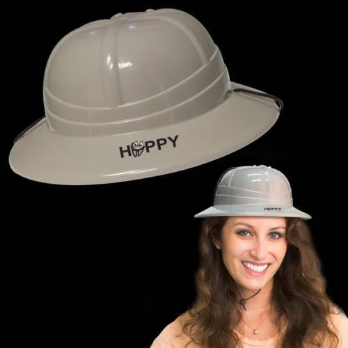 Plastic Adjustable Safari Pith Helmet Hat