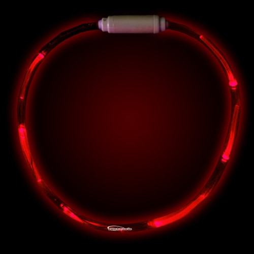 Red 27" LED Glow Light Up Necklace