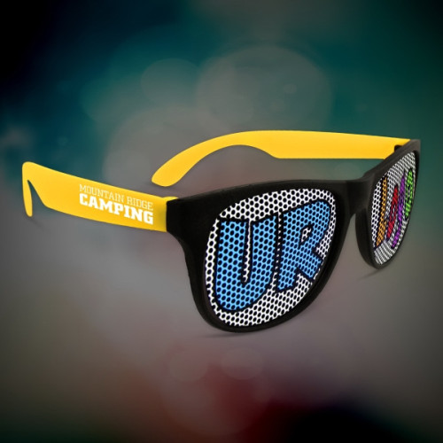 Custom Yellow Neon Billboard Sunglasses