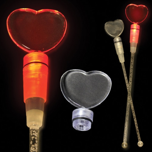 Red 9" Light Up Cocktail Stirrer