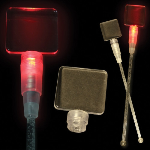 Red 9" Light Up Cocktail Stirrer