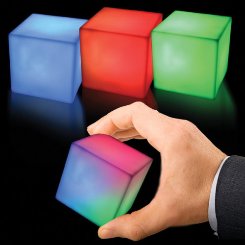 Cube Square Multi Color Light Up Glow LED Shape