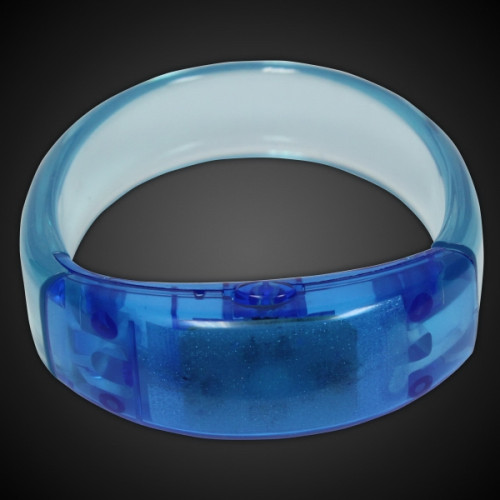 Blue 8" Light Up LED Glow Bangle Bracelet