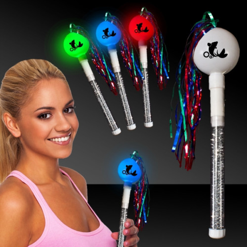 10" Light-Up LED Glow Cha-Cha Maraca