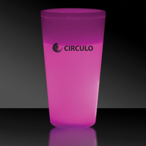 Pink 12 oz. Light Up Glow Cup