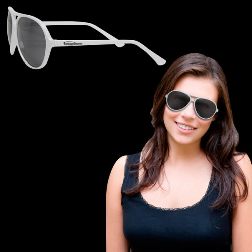 Plastic Frame Aviator Sunglasses