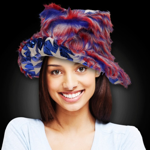 Patriotic Bucket Novelty Hat