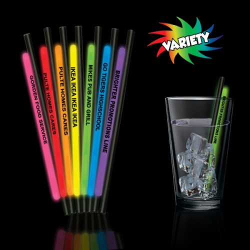 Variety Pack 5" Light Up Glow Straw