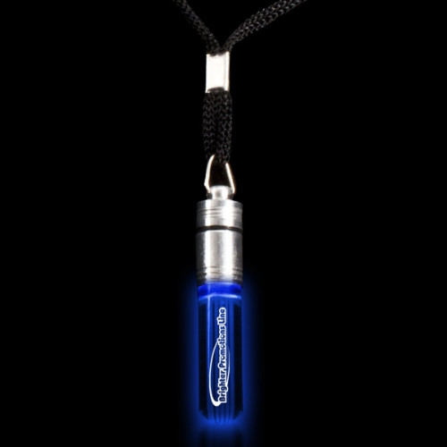 2" LED Light Up Glow Pendant with Lanyard