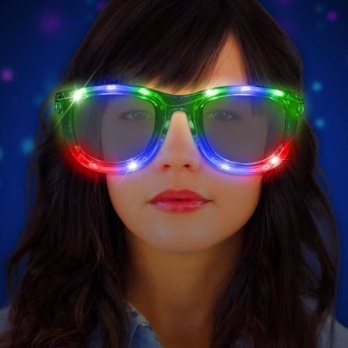 Jumbo Light Up Glasses