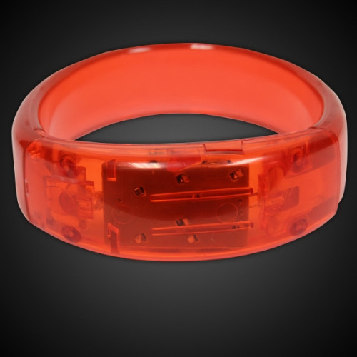 Red 8" Light Up LED Glow  Bangle Bracelet