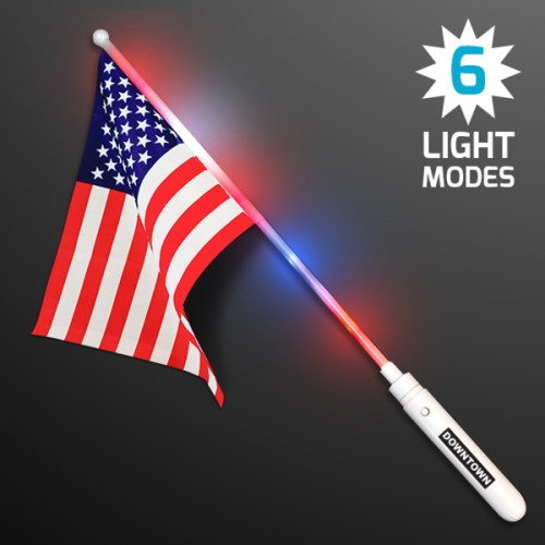 Light Up American Flags