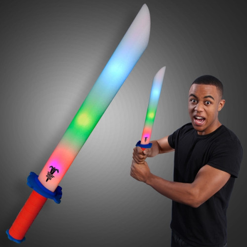 Imprinted Light Up Foam Sword