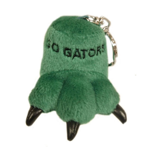 3" Green gator claw key chain