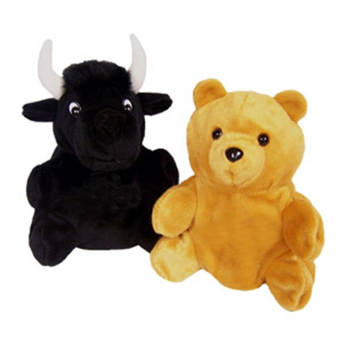 7" Reversible Bear/Bull Puppet